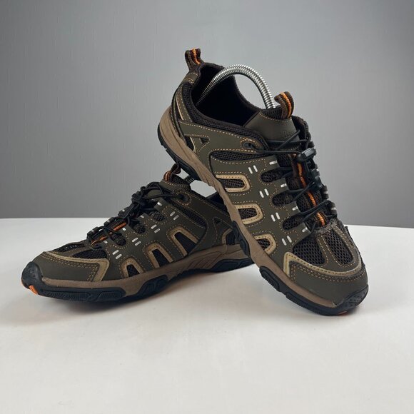 G.H. Bass & CO water shoes bass sprint sneaker green tan men size 8m - Picture 5 of 9